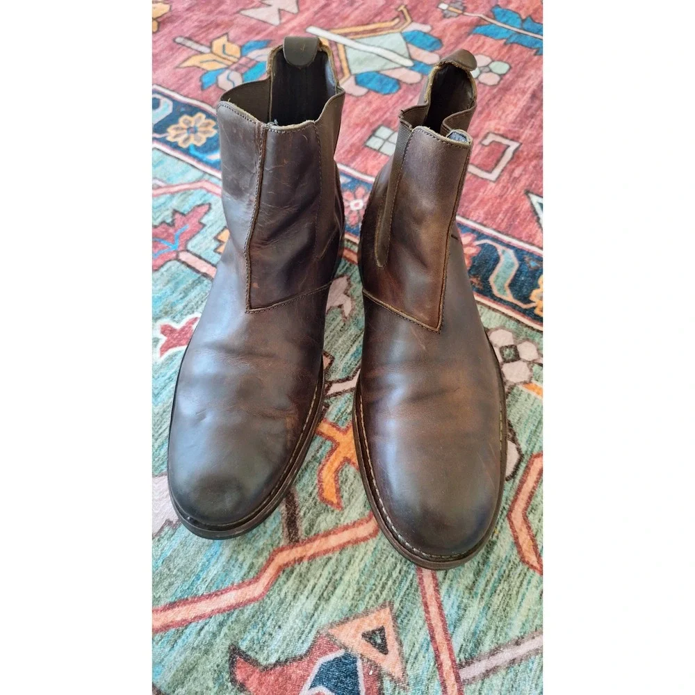 Wolverine 1000 Mile Montague Dark Brown Leather Chelsea Boots Mens 8.5 D W05452